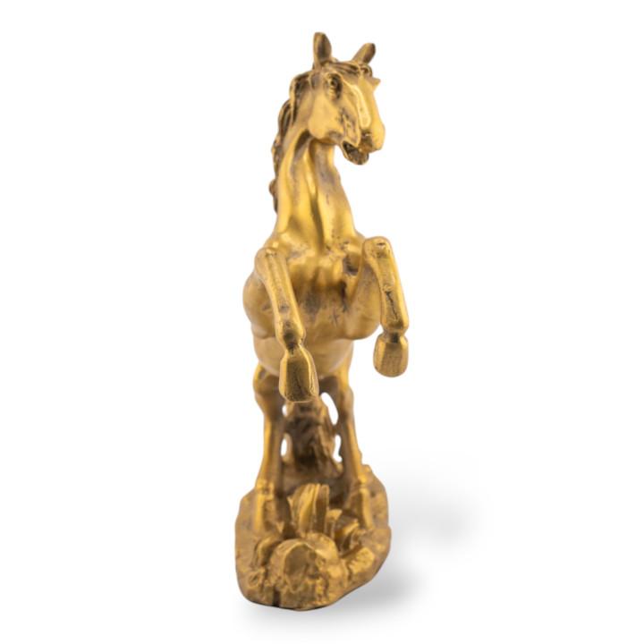 Soprammobile Statua Di Ottone Animalier 21x18cm