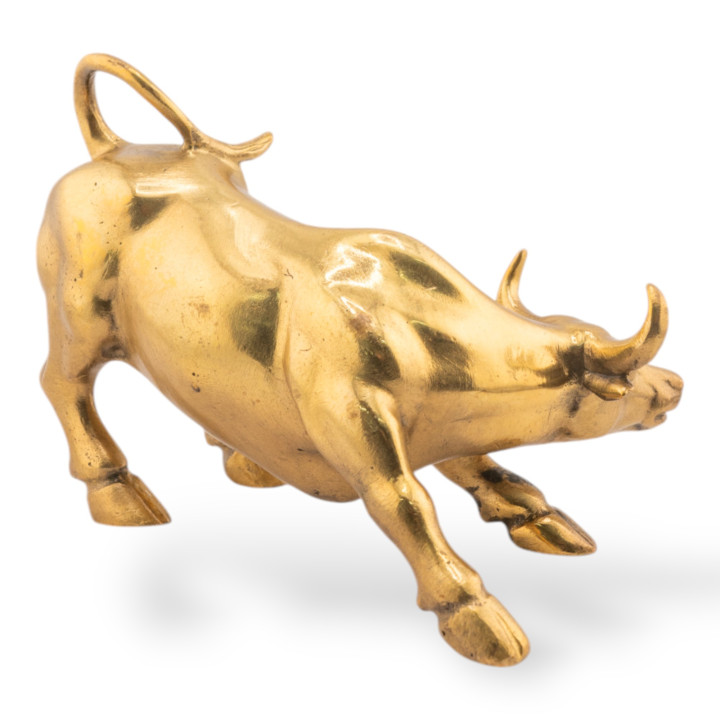 Soprammobile Statua Di Ottone Animalier 11x10cm