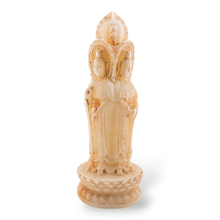 Soprammobile Statue Di Giada Giadeite Inciso A Mano 26cm