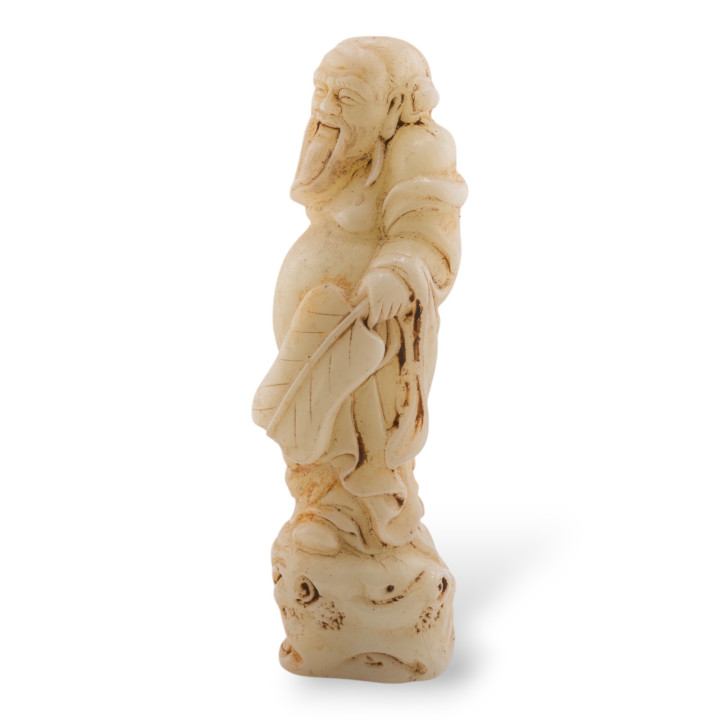 Soprammobile Statue Di Giada Giadeite Inciso A Mano 20cm