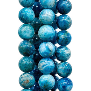 Klarer runder glatter Apatit 9 mm