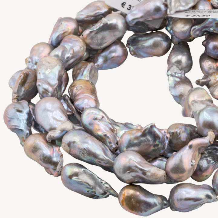 Perle Di Fiume Barocche A Goccia (FSL)  75-80gr