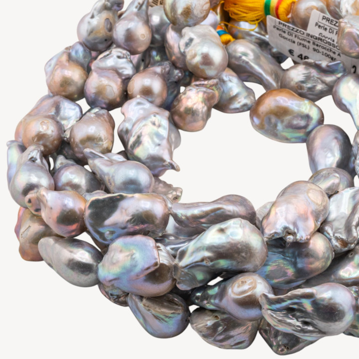 Perle Di Fiume Barocche A Goccia (FSL)  90-100gr