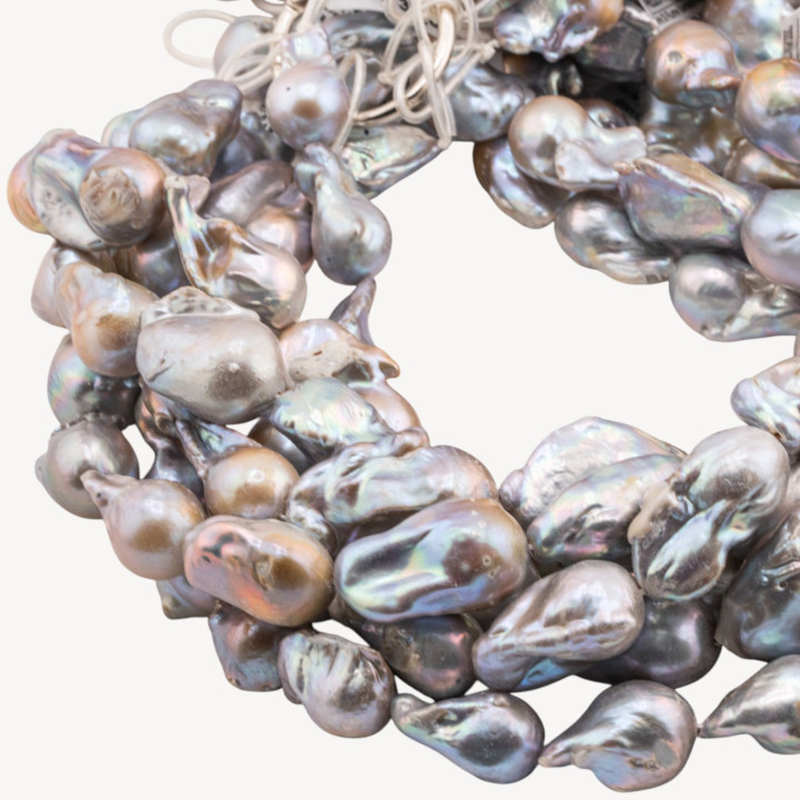 Perle Di Fiume Barocche A Goccia (FSL)  85-90gr