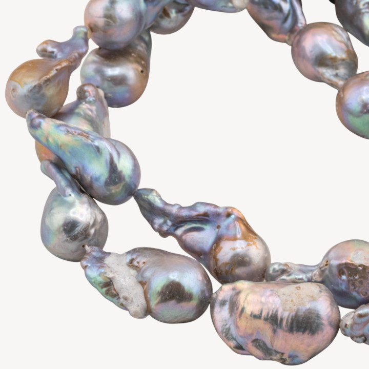 Perle Di Fiume Barocche A Goccia (FSL)  70-75gr