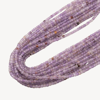 Ametista Cubo Taglio Rigido Sfaccettato 2,5mm