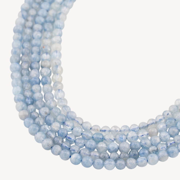 Cianite Perlina Tonda Liscia 5mm