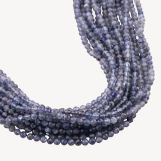 Cianite Perlina Tonda Sfaccettata Diamond Cut 3mm Linea Alta