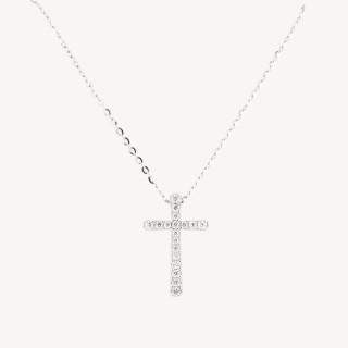 Collana Con Pendente In Argento 925 Con Zirconi