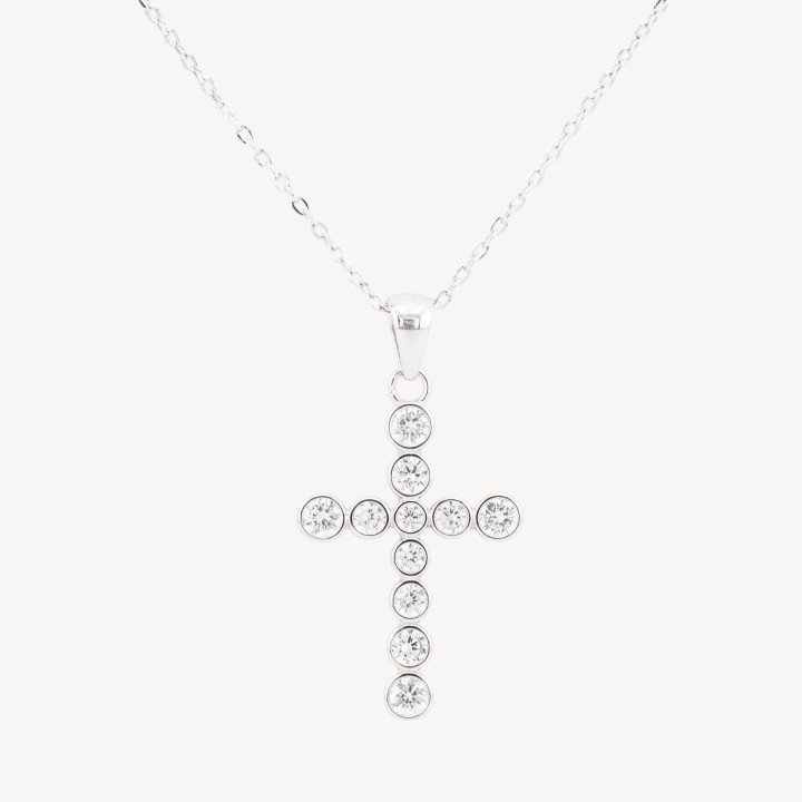 Pendente In Argento 925 Con Zirconi