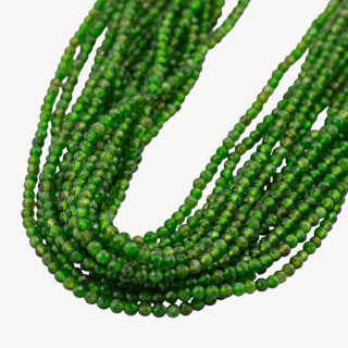 Peridot Perlina Tonda Sfaccettata Diamond Cut 3mm