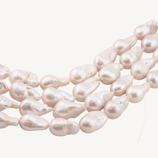 Perle Di Fiume Barocche Naturali HQW 13-16mm Bianco 80-90gr per Creazioni Gioielli DIY