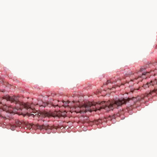 Radice Di Rubino Perlina Tonda Sfaccettata Diamond Cut 2,5mm