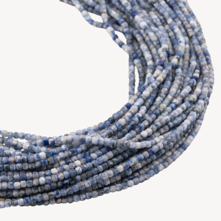 Sodalite Cubo Taglio Rigido Sfaccettato 2,5mm
