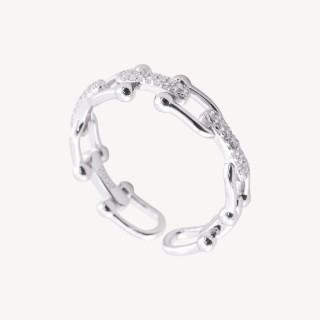 Anello In Argento 925 Con Zirconi