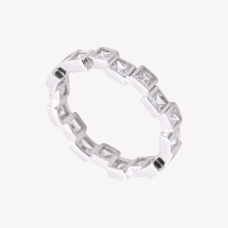 Anello In Argento 925 Con Zirconi