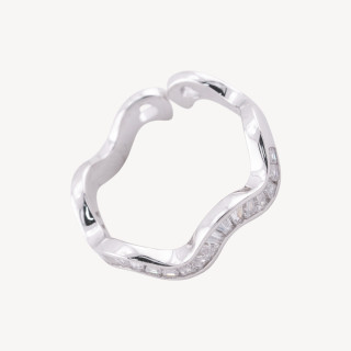 Anello In Argento 925 Con Zirconi