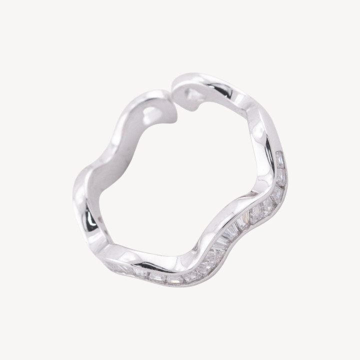 Anello In Argento 925 Con Zirconi