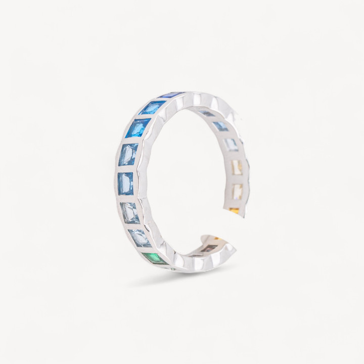 Anello In Argento 925 Con Zirconi