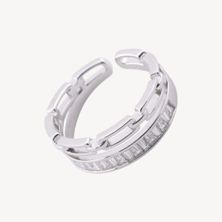 Anello In Argento 925 Con Zirconi