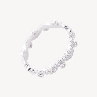 Anello In Argento 925 Con Zirconi