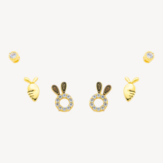 Orecchini In Argento 925 Con Zirconi