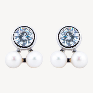 Orecchini In Argento 925 Con Zirconi