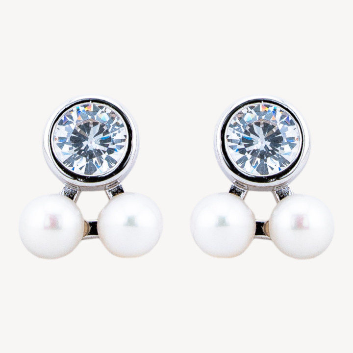 Orecchini In Argento 925 Con Zirconi MOD1521