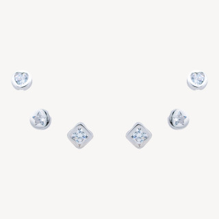 Orecchini In Argento 925 Con Zirconi