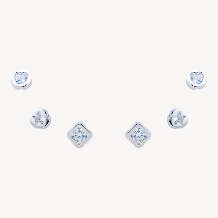 Orecchini In Argento 925 Con Zirconi