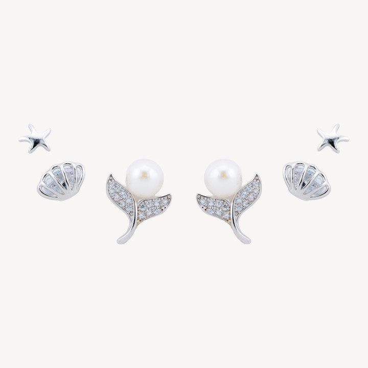 Orecchini In Argento 925 Con Zirconi