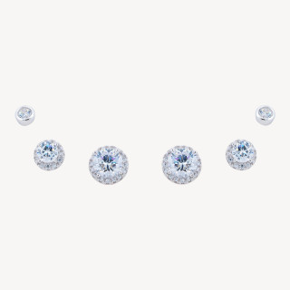 Orecchini In Argento 925 Con Zirconi