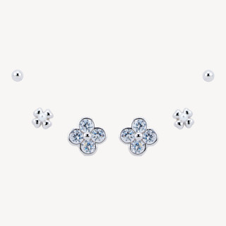 Orecchini In Argento 925 Con Zirconi