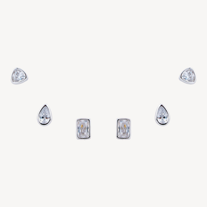 Orecchini In Argento 925 Con Zirconi