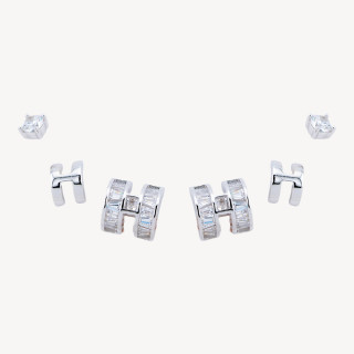 Orecchini In Argento 925 Con Zirconi