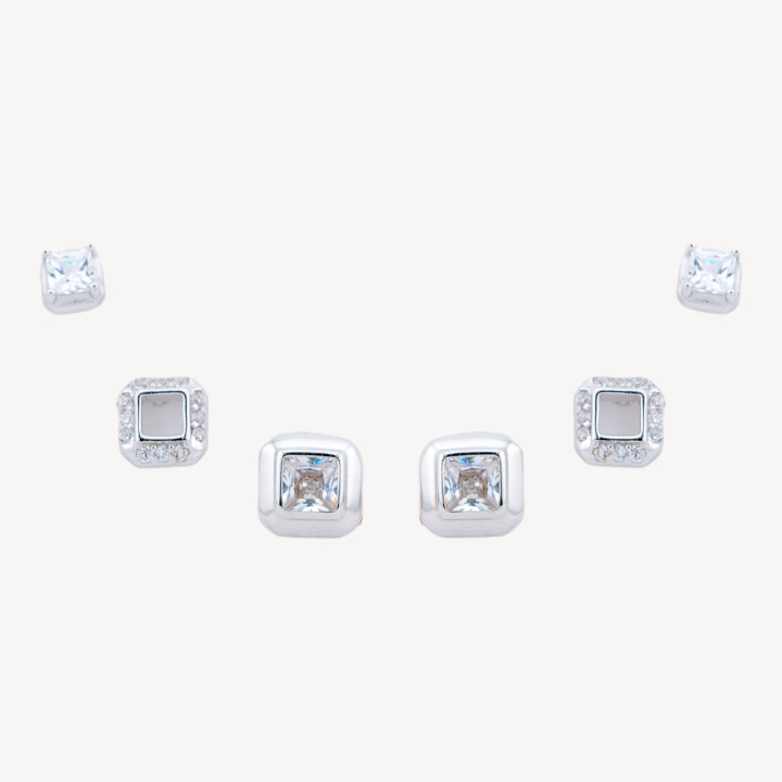 Orecchini In Argento 925 Con Zirconi