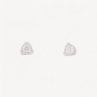 Orecchini In Argento Con Moissanite