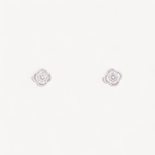 Orecchini In Argento Con Moissanite