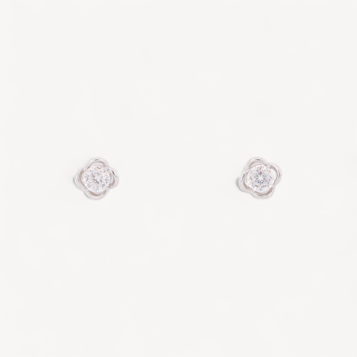 Orecchini In Argento Con Moissanite MOD1431