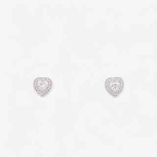 Orecchini In Argento Con Moissanite