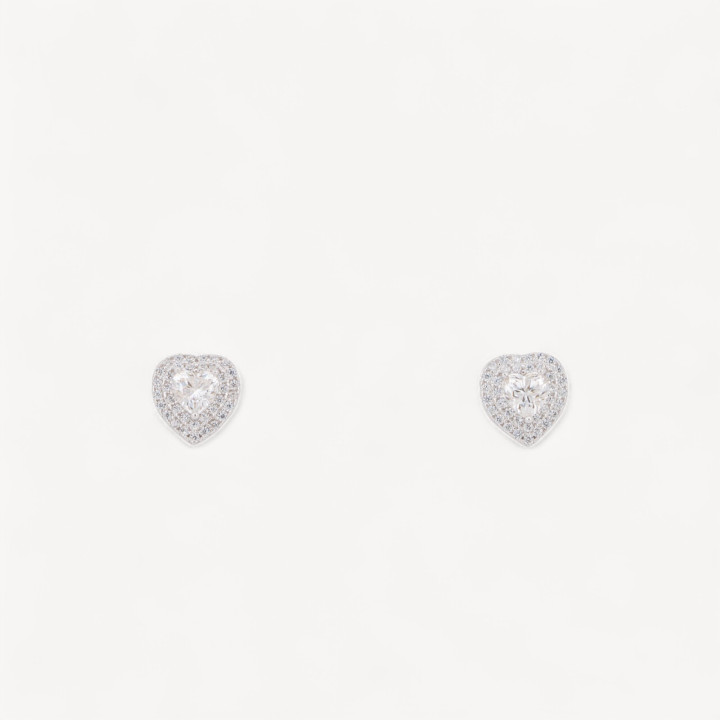 Orecchini In Argento Con Moissanite