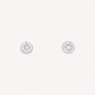 Orecchini In Argento Con Moissanite