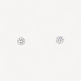 Orecchini In Argento Con Moissanite