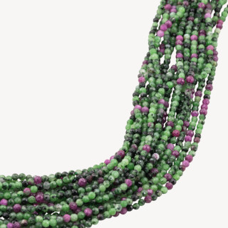 Rubizoisite Perlina Tonda Sfaccettata Diamond Cut 2,8mm