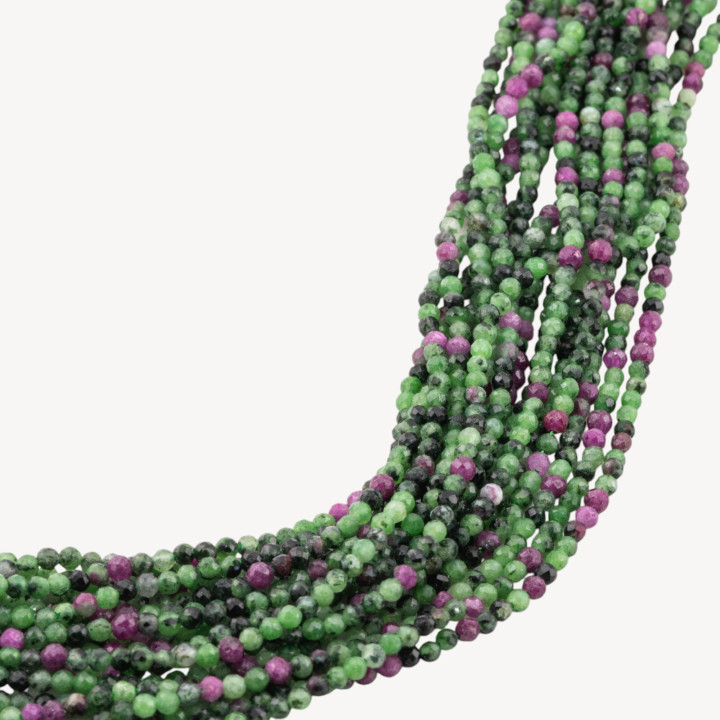 Rubizoisite Perlina Tonda Sfaccettata Diamond Cut 2,8mm