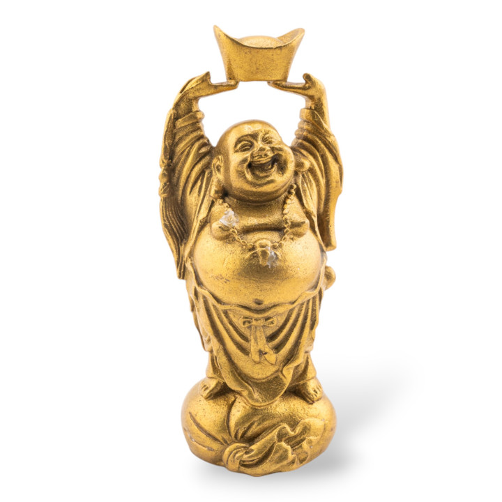 Soprammobile Statua Di Ottone Monaco 10x26cm