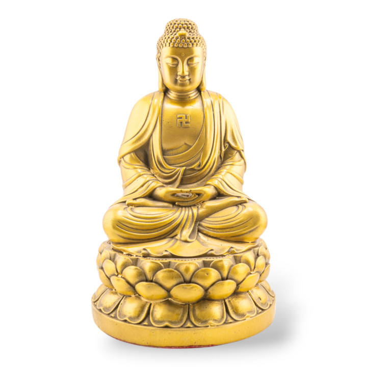 Soprammobile Statua Di Ottone Monaco 11x19cm