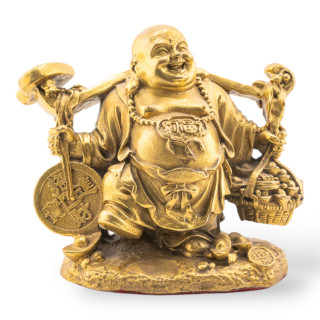 Soprammobile Statua Di Ottone Monaco 12x11cm