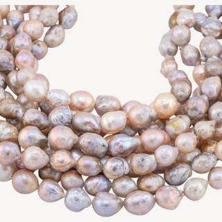 Perle Di Fiume Barocche Linea Economica Lotto Stock 10 Fili