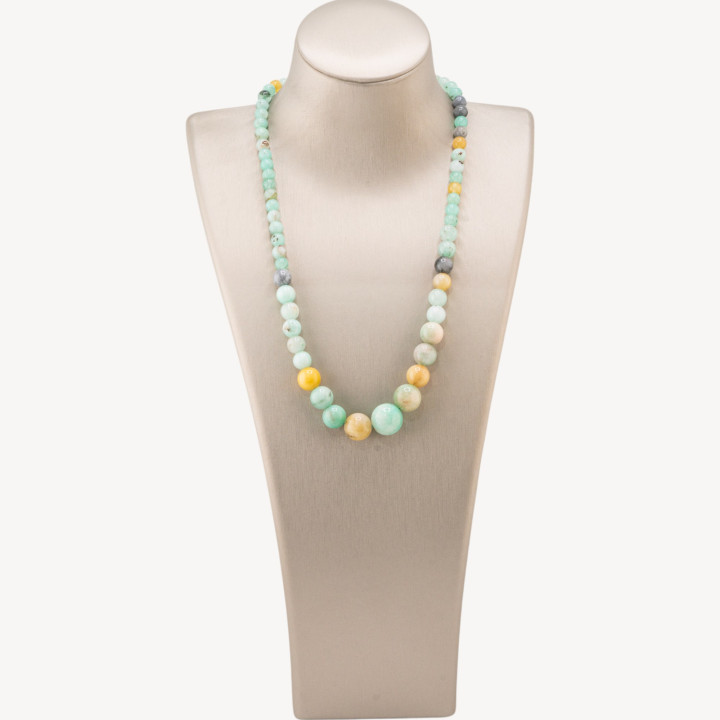 Collana Di Pietre Dure a Gradazione 6-14mm Amazzonite